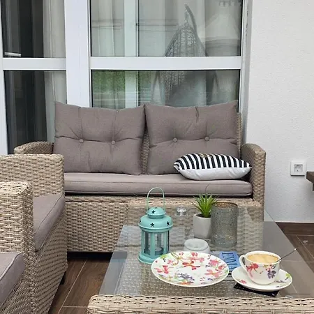 With Charming Terrace Apartment Split